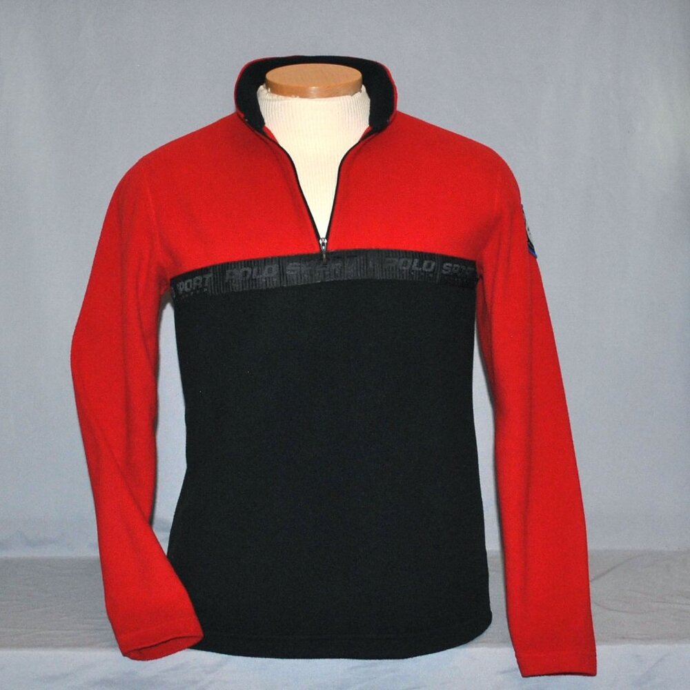 Vintage Polo Sport Ralph Lauren Fleece Size Small Arctic Challenge Pullover
